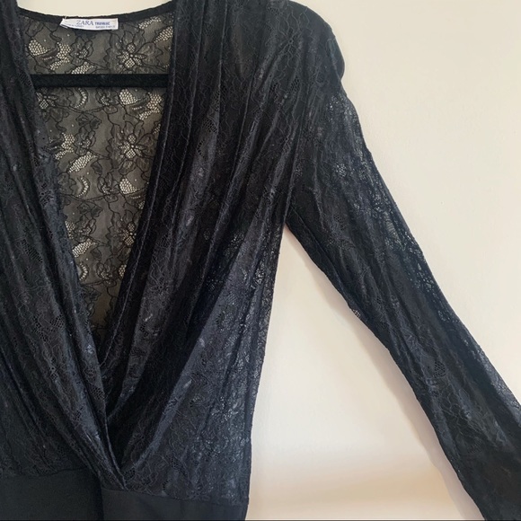 Zara Tops - Zara Lace Bodysuit